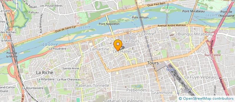 localisation de l'entreprise SCI LES DEUSA  TOURS