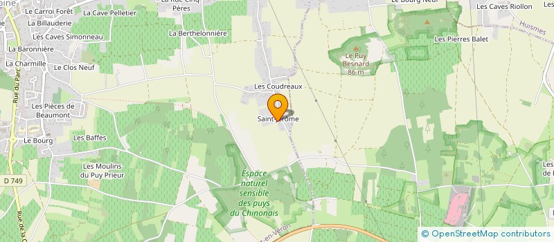 localisation de l'entreprise SCI LES DEUX A  BEAUMONT-EN-VERON