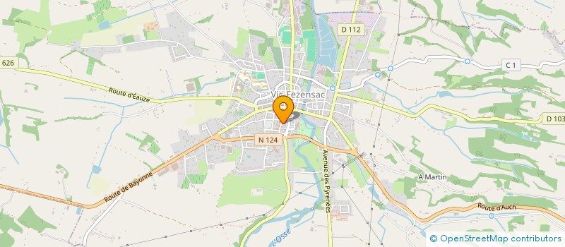 localisation de l'entreprise SCI LES DEUX AILES à VIC-FEZENSAC