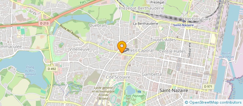 localisation de l'entreprise SCI LES DEUX AILES  SAINT-NAZAIRE