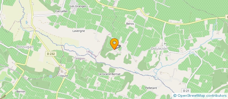 localisation de l'entreprise SCI LES DEUX ANES  DOULEZON