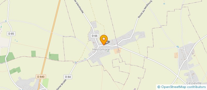 localisation de l'entreprise SCI LES DEUX AROMES  HECTOMARE