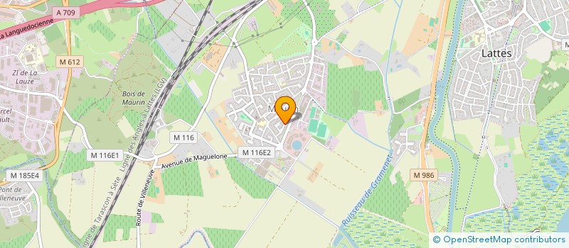 localisation de l'entreprise SCI LES DEUX BERGERES à LATTES