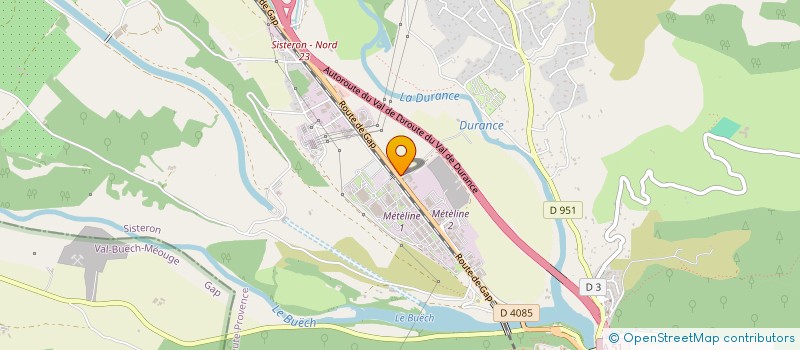 localisation de l'entreprise SCI LES DEUX C  SISTERON