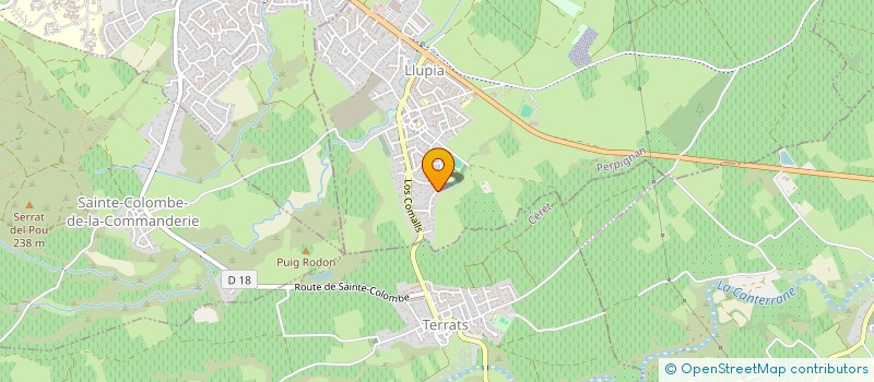 localisation de l'entreprise SCI LES DEUX C  LLUPIA