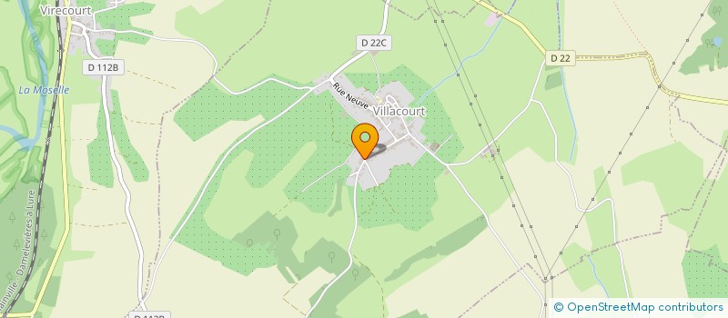 localisation de l'entreprise SCI LES DEUX CAPRINS  VILLACOURT