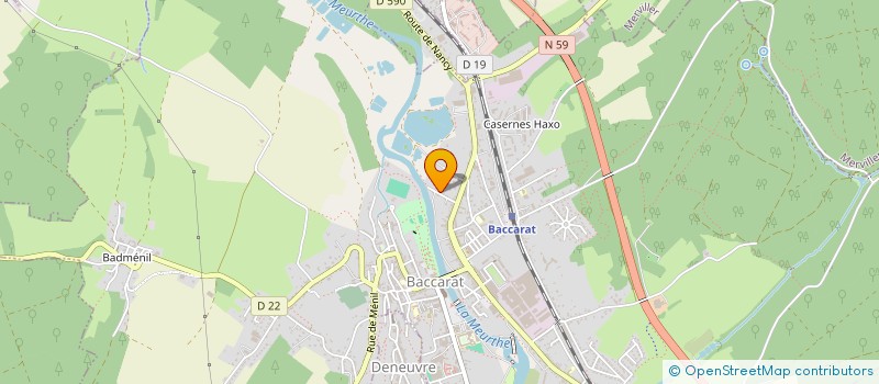 localisation de l'entreprise SCI LES DEUX CAPS  THIAVILLE-SUR-MEURTHE