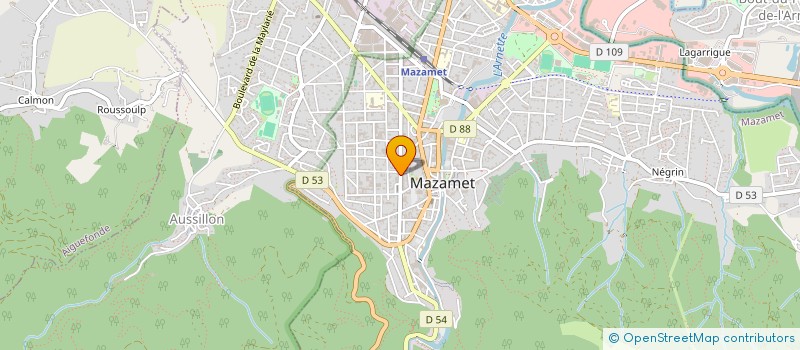 localisation de l'entreprise SCI LES DEUX CEDRES à MAZAMET