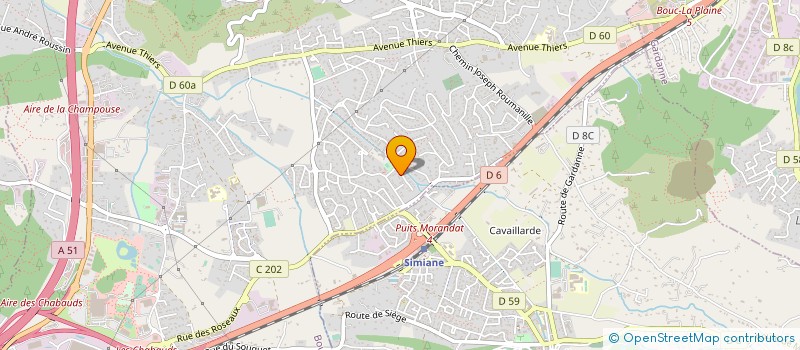 localisation de l'entreprise SCI LES DEUX CERISIERS à BOUC-BEL-AIR
