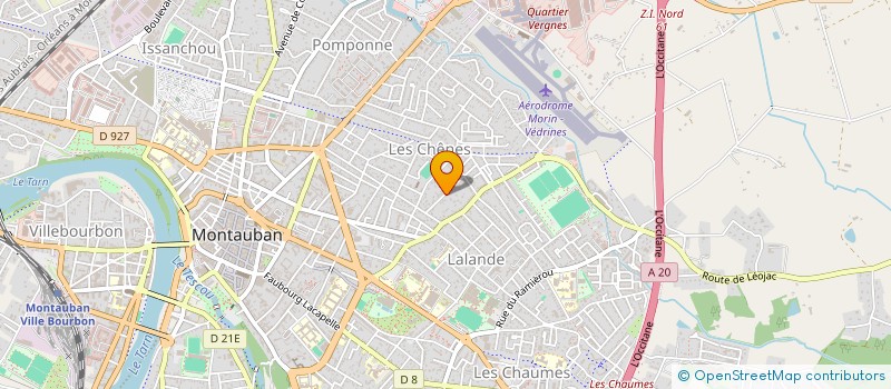 localisation de l'entreprise SCI LES DEUX CHALETS  MONTAUBAN