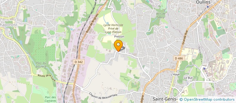 localisation de l'entreprise SCI LES DEUX CHAPELLES  SAINT-GENIS-LAVAL