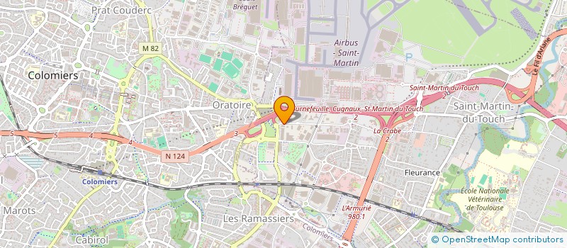 localisation de l'entreprise SCI LES DEUX CHENES  TOULOUSE
