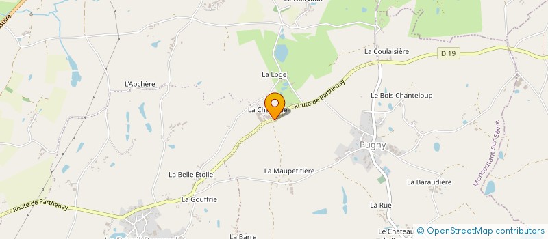 localisation de l'entreprise SCI LES DEUX CHENES à MONCOUTANT-SUR-SEVRE