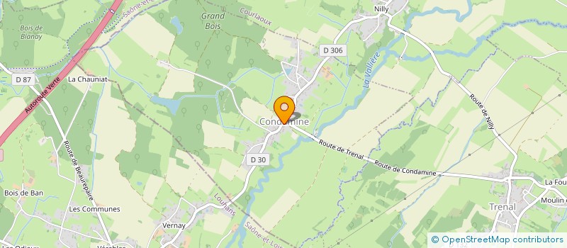 localisation de l'entreprise SCI LES DEUX CYGNES  CONDAMINE