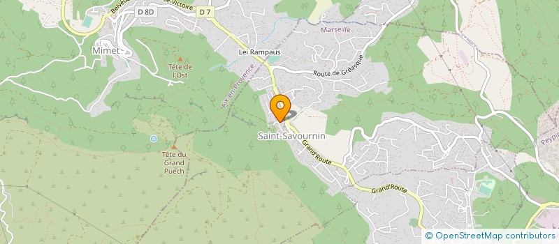 localisation de l'entreprise SCI LES DEUX CYPRES à SAINT-SAVOURNIN