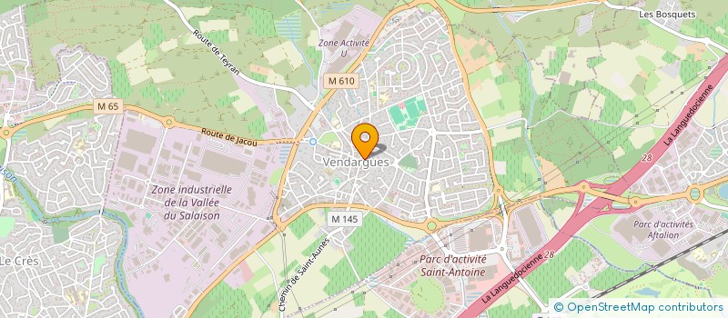 localisation de l'entreprise SCI LES DEUX DAUPHINS à VENDARGUES