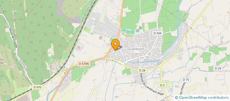 localisation de l'entreprise SCI LES DEUX DB  GRAVESON