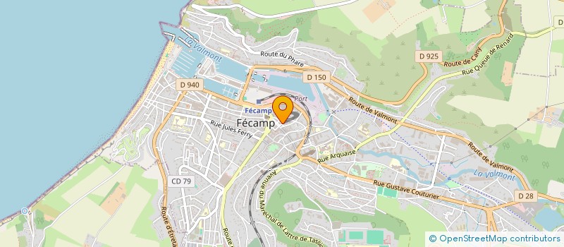 localisation de l'entreprise SCI LES DEUX DES  FECAMP