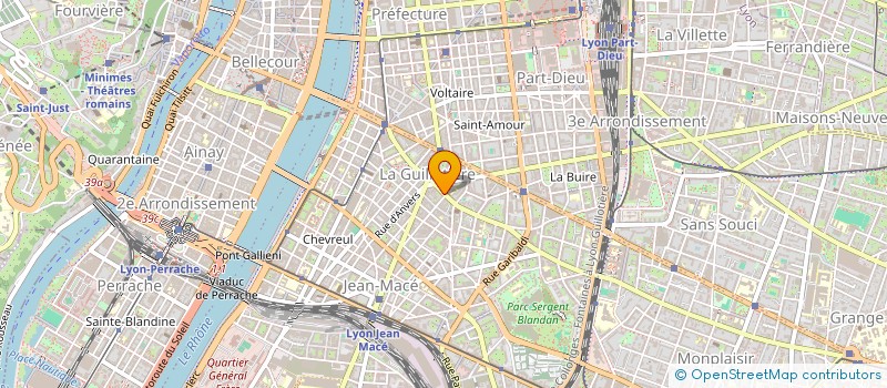 localisation de l'entreprise SCI LES DEUX DI  LYON