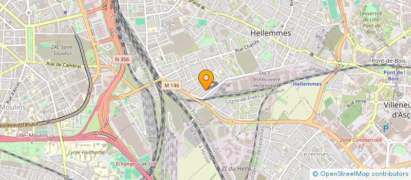 localisation de l'entreprise SCI LES DEUX ECOLES à LILLE