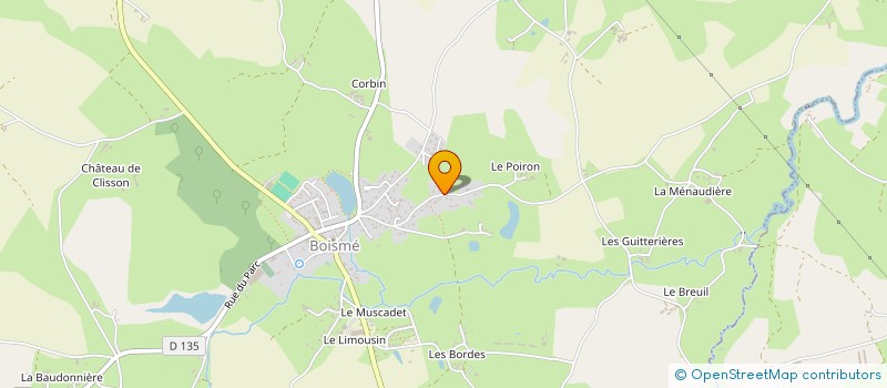 localisation de l'entreprise SCI LES DEUX ETANGS à BOISME