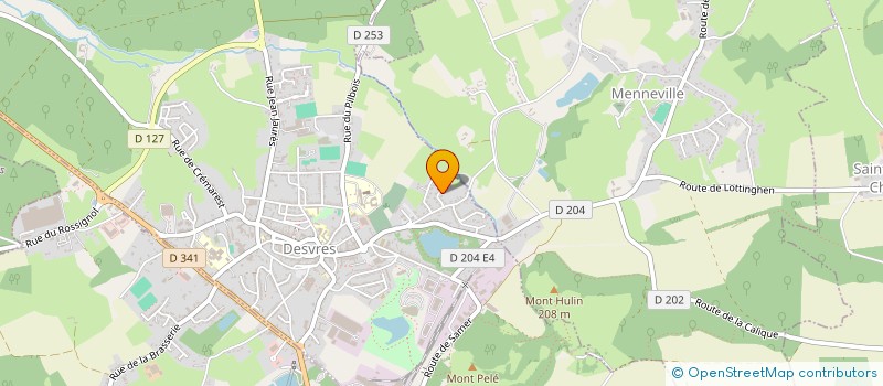 localisation de l'entreprise SCI LES DEUX FEES  DESVRES