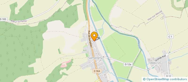 localisation de l'entreprise SCI LES DEUX FONTAINES à SAMPIGNY