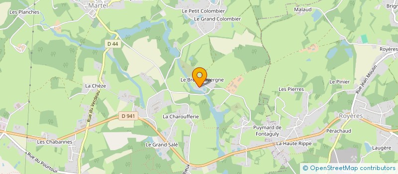 localisation de l'entreprise SCI LES DEUX FONTAINES à SAINT-JUST-LE-MARTEL