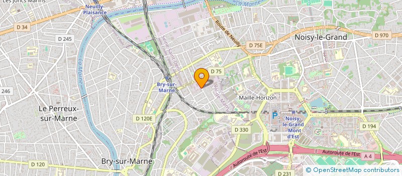 localisation de l'entreprise SCI LES DEUX FRERES à BRY-SUR-MARNE
