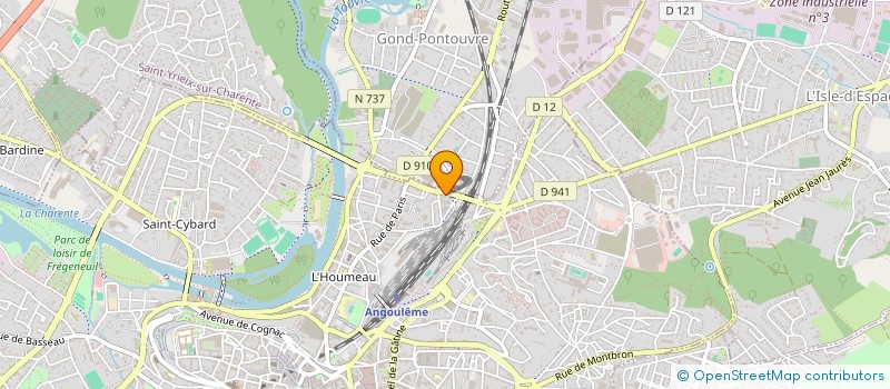 localisation de l'entreprise SCI LES DEUX FRERES à ANGOULEME