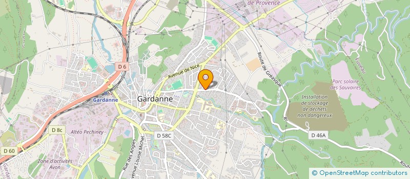 localisation de l'entreprise SCI LES DEUX FRERES à GARDANNE
