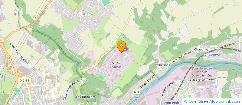 localisation de l'entreprise SCI LES DEUX FRERES  ENNERY