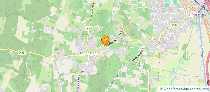 localisation de l'entreprise SCI LES DEUX FRERES  LACHASSAGNE