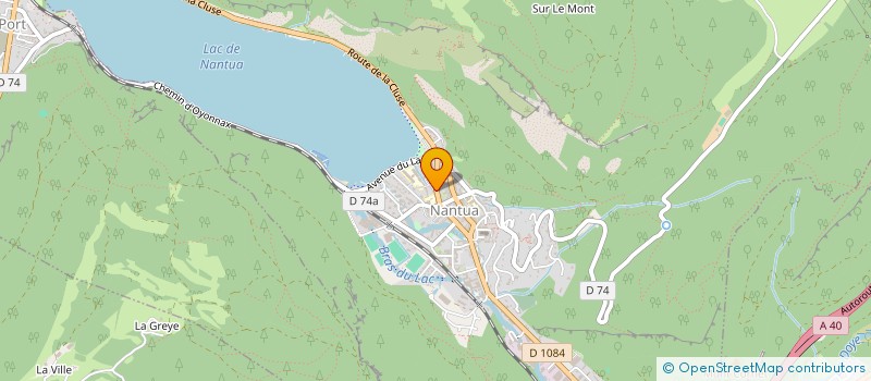 localisation de l'entreprise SCI LES DEUX FRERES à NANTUA