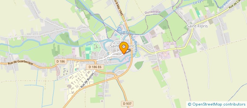 localisation de l'entreprise SCI LES DEUX FRERES  SAINT-VENANT