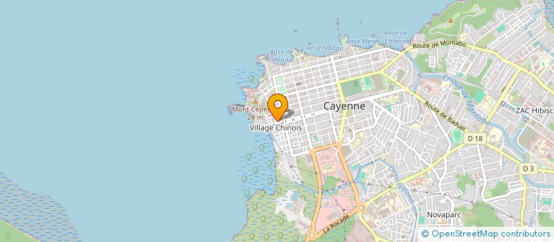 localisation de l'entreprise SCI LES DEUX FRERES  CAYENNE