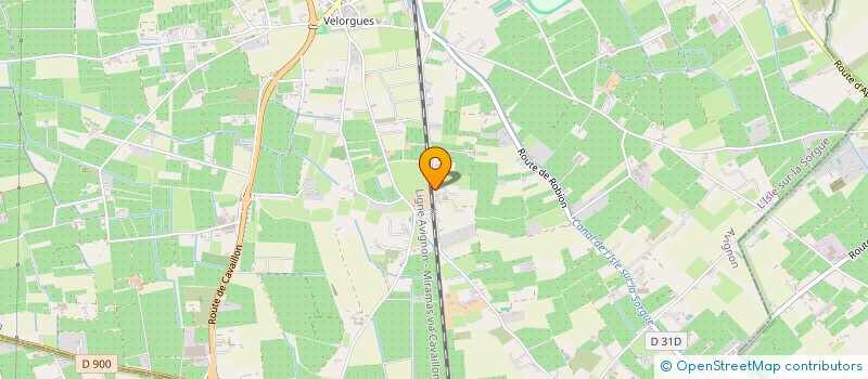 localisation de l'entreprise SCI LES DEUX G  L'ISLE-SUR-LA-SORGUE