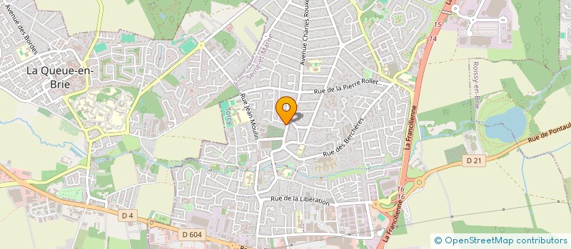 localisation de l'entreprise SCI LES DEUX GILLES  SANTENY