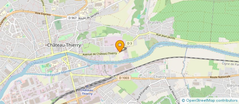 localisation de l'entreprise SCI LES DEUX GIRAFES  CHIRENS