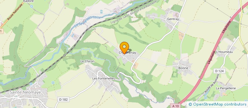 localisation de l'entreprise SCI LES DEUX GROSSES PIERRES  SAINT-MARTIN-DE-SAINT-MAIXENT