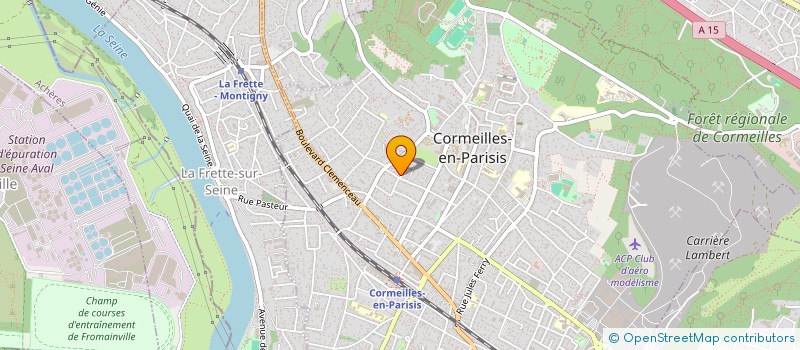 localisation de l'entreprise SCI LES DEUX HEMISPHERES  CORMEILLES-EN-PARISIS