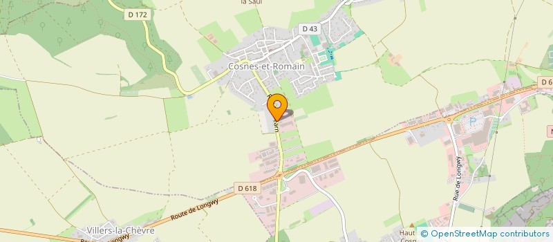 localisation de l'entreprise SCI LES DEUX HORIZONS  COSNES-ET-ROMAIN