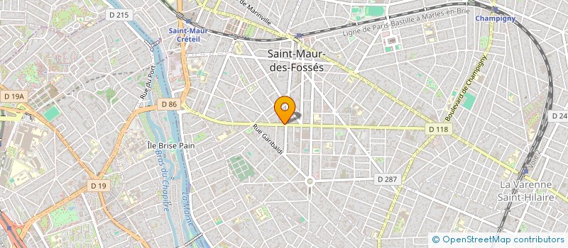 localisation de l'entreprise SCI LES DEUX J à SAINT-MAUR-DES-FOSSES