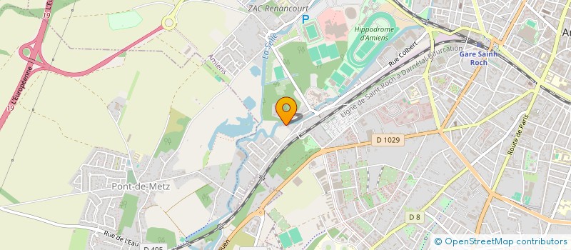 localisation de l'entreprise SCI LES DEUX J à AMIENS