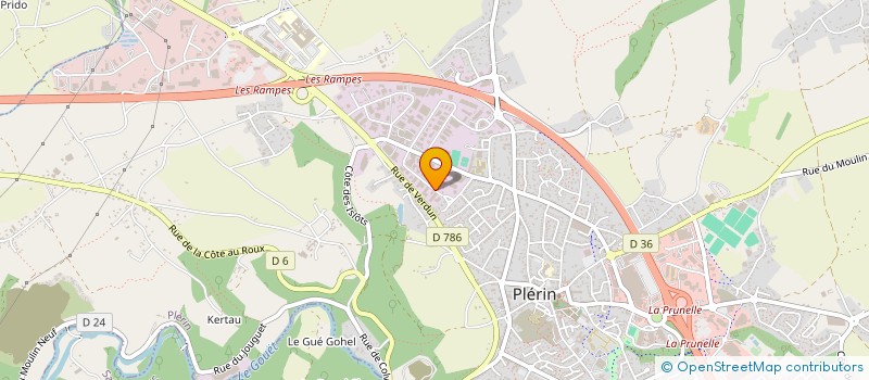 localisation de l'entreprise SCI LES DEUX JACQUES  PLERIN