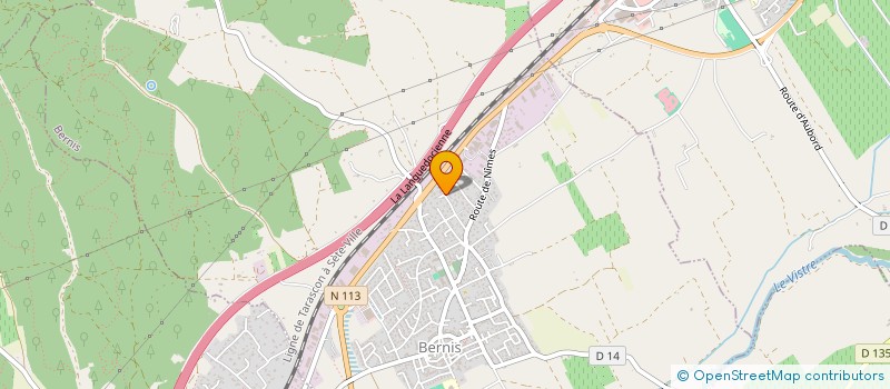 localisation de l'entreprise SCI LES DEUX JO  BERNIS