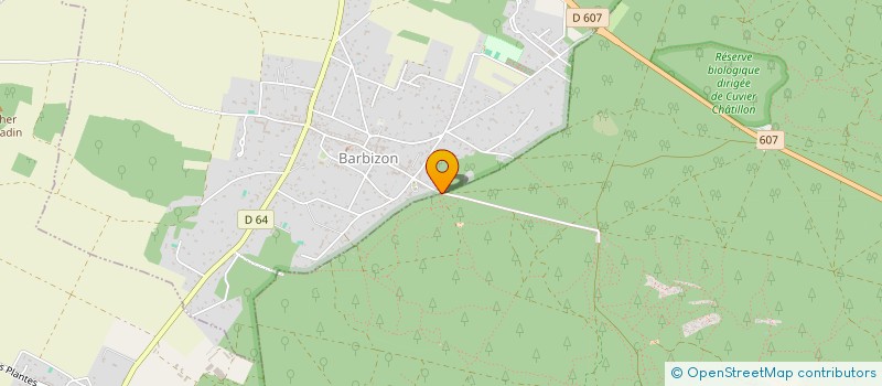 localisation de l'entreprise SCI LES DEUX L  BARBIZON