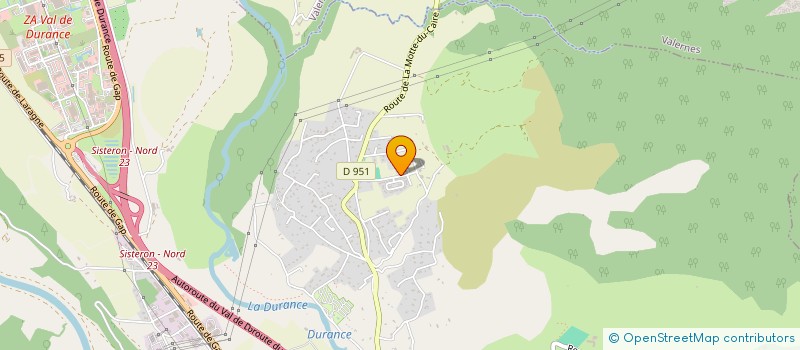 localisation de l'entreprise SCI LES DEUX LAVANDES  SISTERON