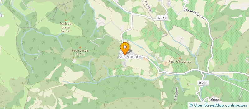 localisation de l'entreprise SCI LES DEUX LIENS  LA SERPENT