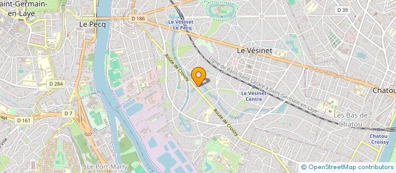 localisation de l'entreprise SCI LES DEUX LIGNES à LE VESINET
